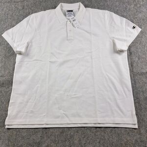 Champion x Todd Snyder Pique Polo Shirt size XXL White Short Sleeve NWT *Read*
